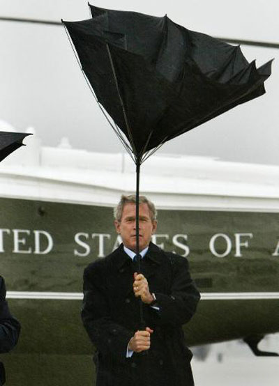 bush_umbrella_20090120 bush_umbrella_20090120