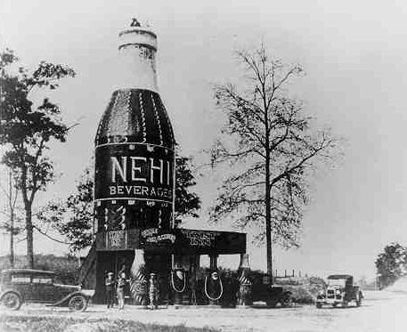 Nehi Inn, verdens største Cola flaske (1924-1933)